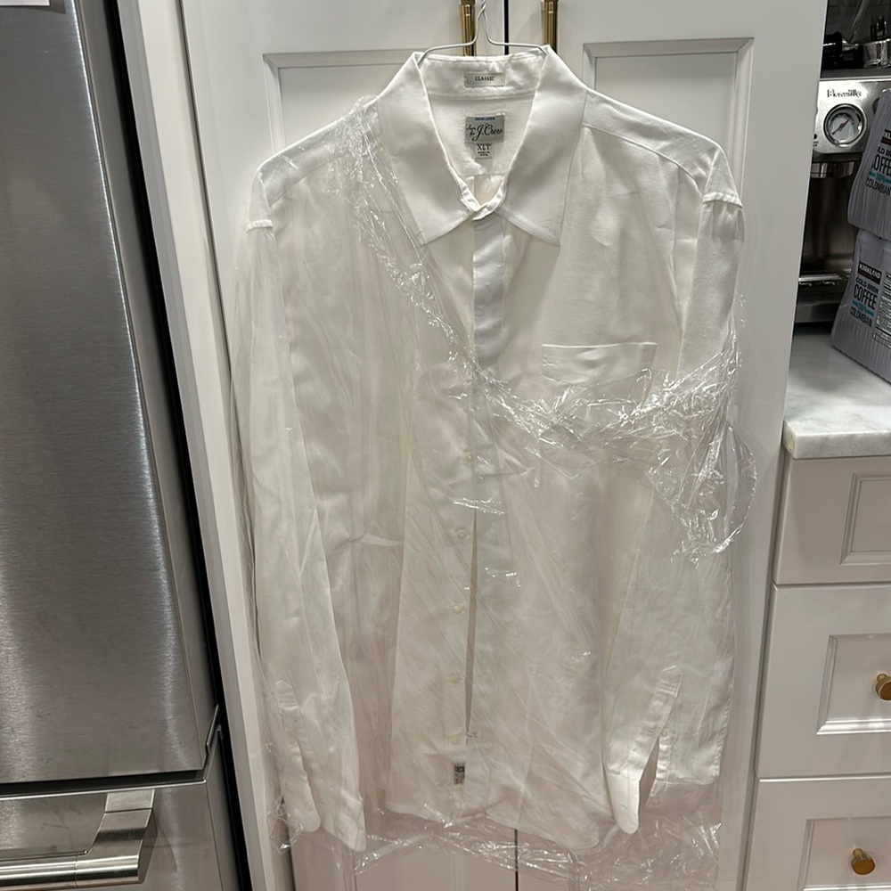 Jcrew Irish Linen White Button Down